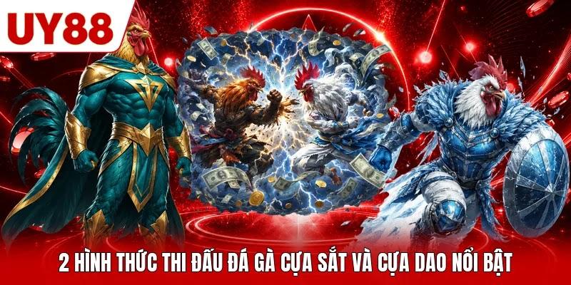 2 hình thức thi đấu đá gà cựa sắt và cựa dao nổi bật
